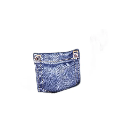 Faded-Effect Five-Pocket Jeans