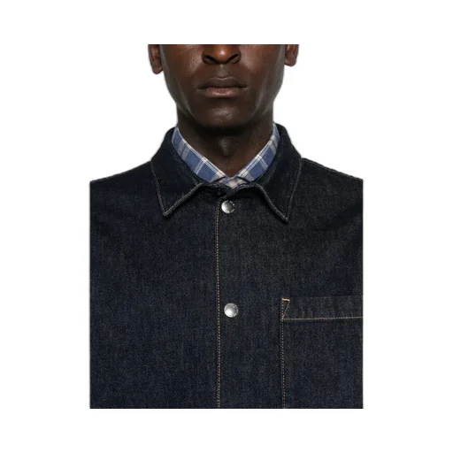 7 For All Mankind Snap-Closure Denim Shirt
