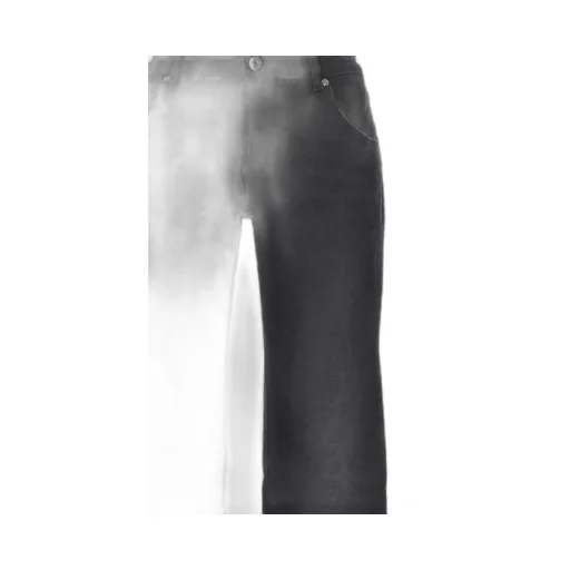 Blumarine Logo Printed Flared Jeans