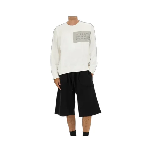 Mm6 Maison Margiela Logo Detailed Crewneck Sweatshirt