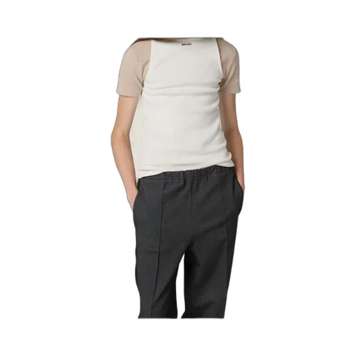 Miu Miu Crewneck Knitted Top