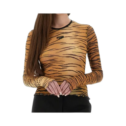 Animal Print Slim Fit Top