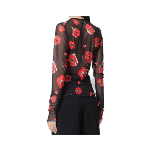 Floral Mesh Top