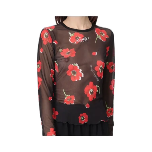 Floral Mesh Top