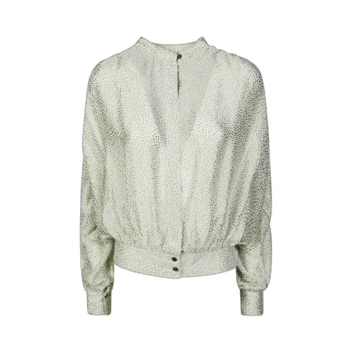Forte Forte Abstract-Pattern Long Sleeved Blouse