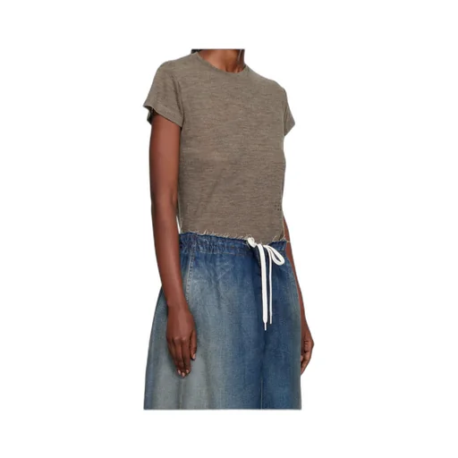 Sheer Wool Jersey T-Shirt