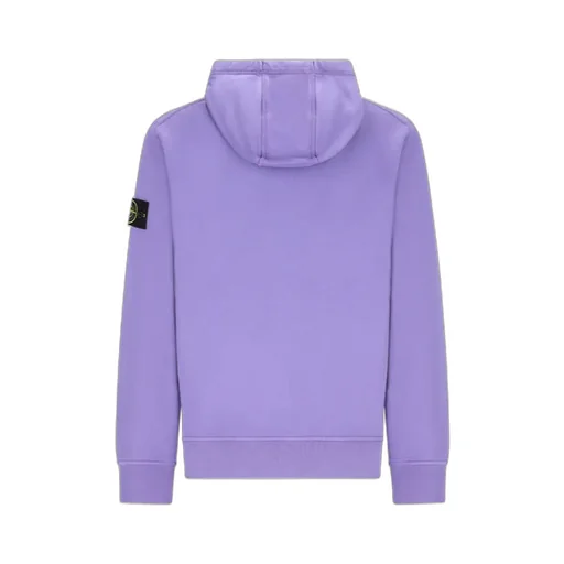 Stone Island Logo Patch Drawstring Hoodie