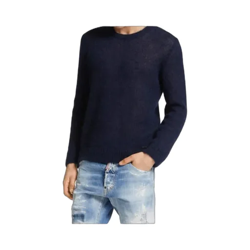 Dsquared2 Logo Plaque Knitted Jumper