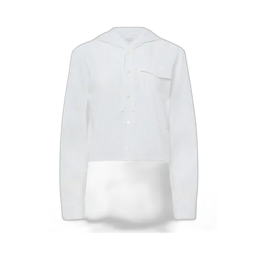 Cropped Hooded Shirt