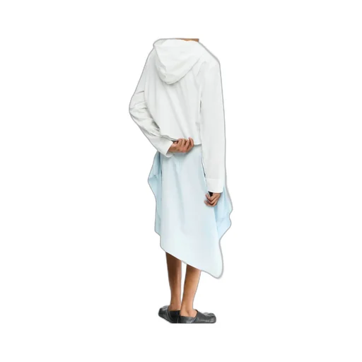 Cropped Hooded Shirt
