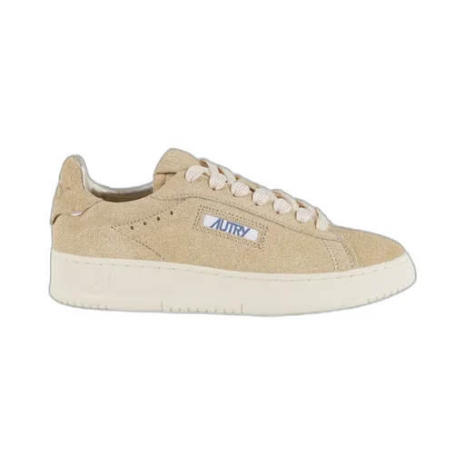 Round-Toe Low-Top Sneakers