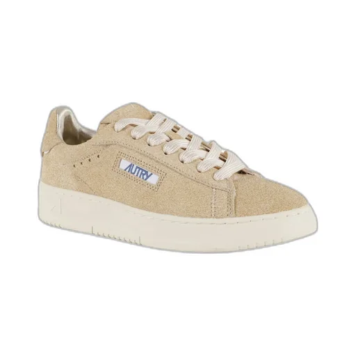 Round-Toe Low-Top Sneakers