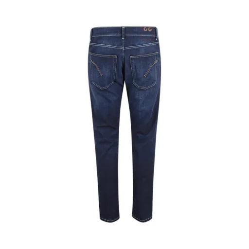 Faded-Wash Cotton Jeans