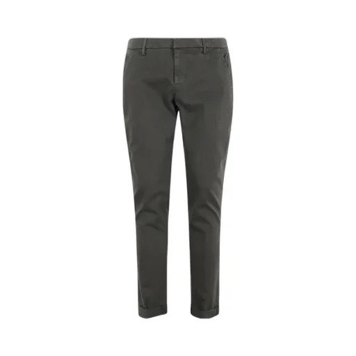 Belt-Lined Casual Pants