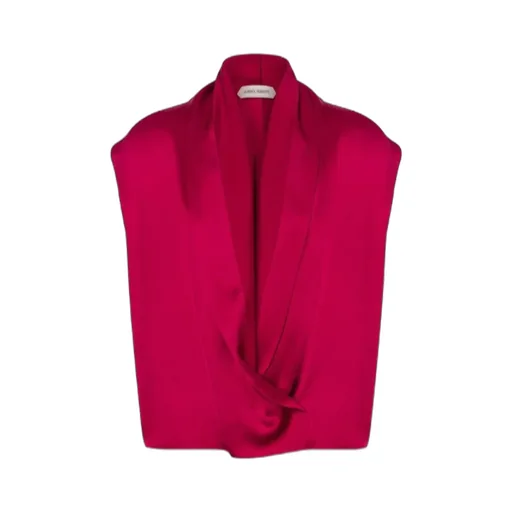 Satin Wrap Top