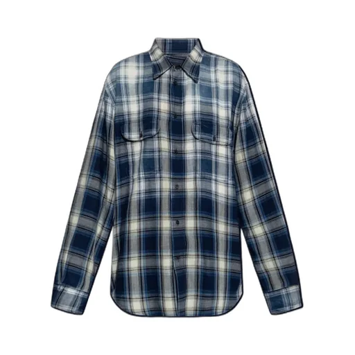 Checked-Pattern Shirt