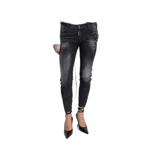 Faded Distressed Jeans