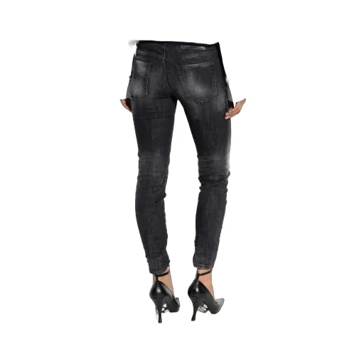 Faded Distressed Jeans