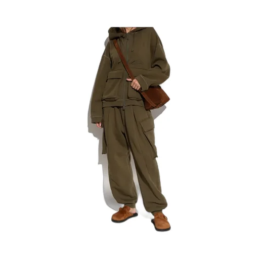 Pleated-Front Cargo Trousers