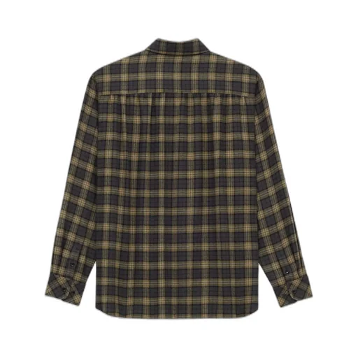 Saint Laurent Embroidered Checked Overshirt