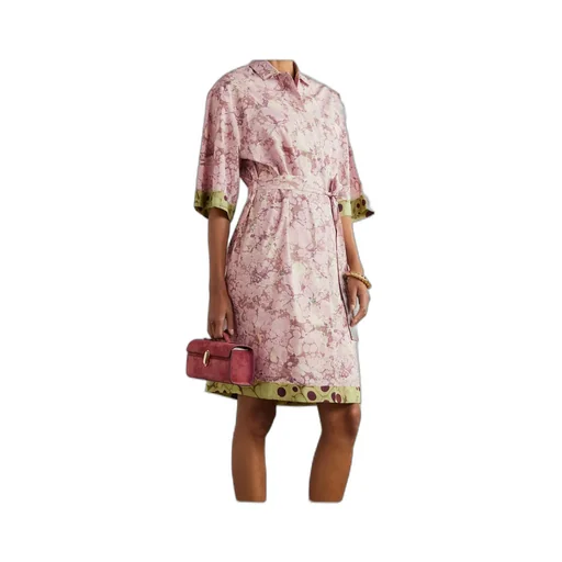 Floral-Print Shirtdress