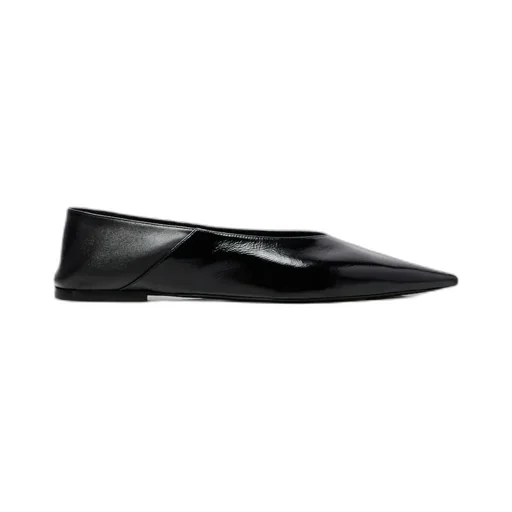 Nour Pointed-Toe Leather Mules