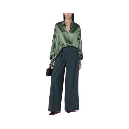 Dries Van Noten Pleat Wide-Leg Pants
