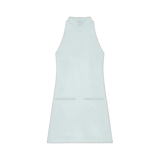CourrÈGes Heritage Crepe A-Line Dress