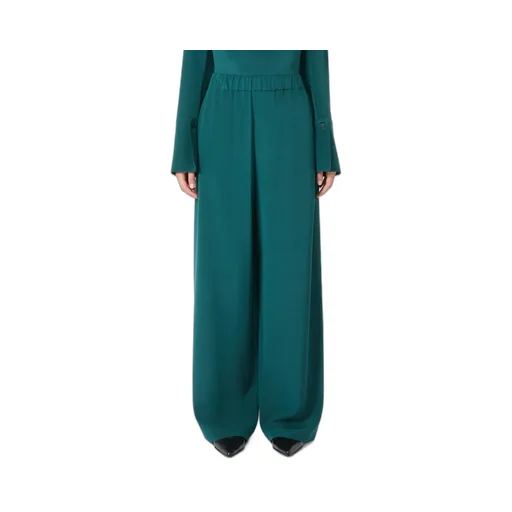 Comfortable Trousers In Stretch Crpe De Chine