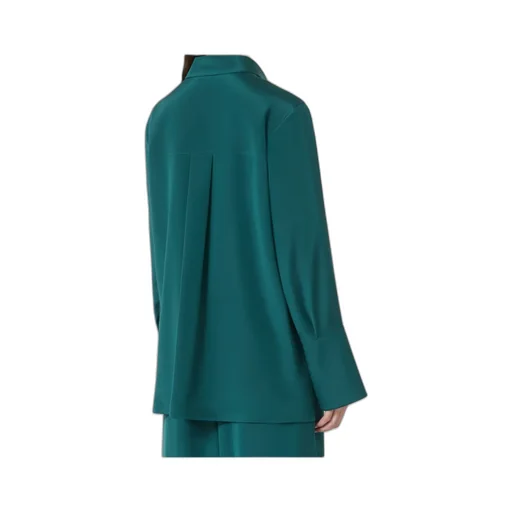 Stretch Silk Cady Blouse
