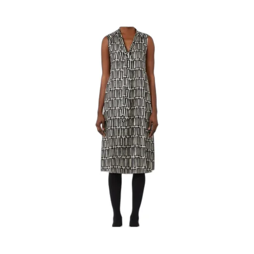 Short Printed Silk Dress