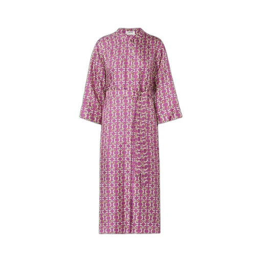 Printed Silk Twill Caftan