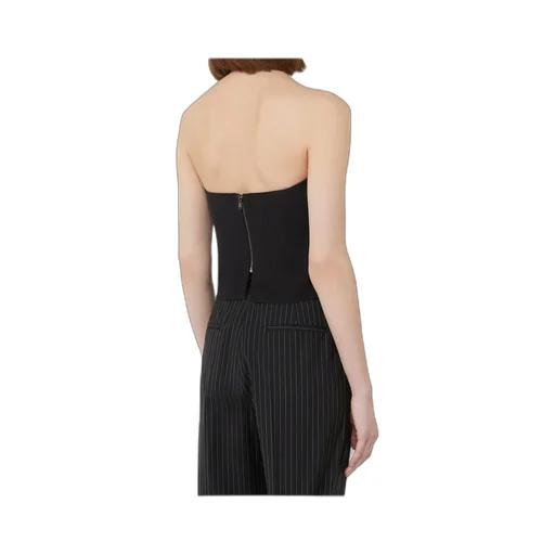 Silk Crepe De Chine Corset Top