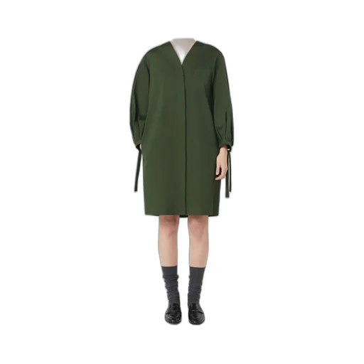Stretch Poplin Dress