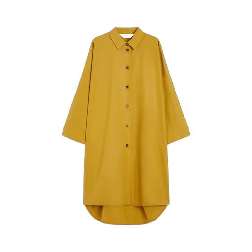 Cotton Poplin Shirt Dress
