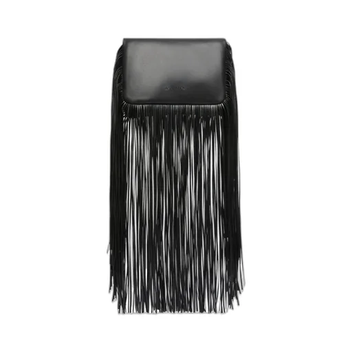 Mini Soffy Bag In Nappa With Fringes