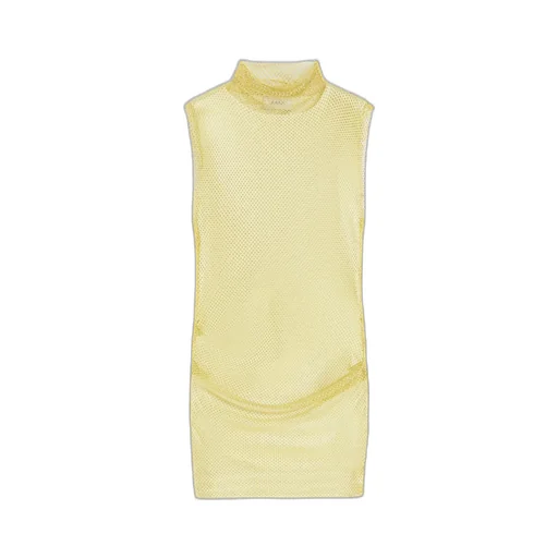 Sleeveless Dress With Rhinestones