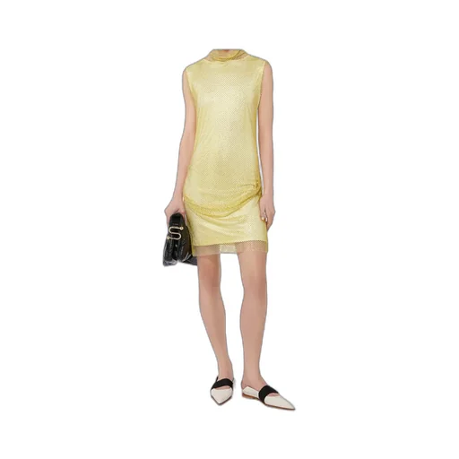 Sleeveless Dress With Rhinestones