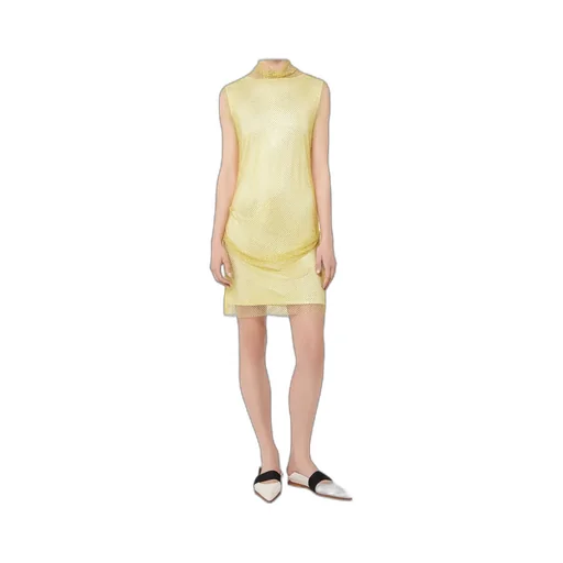 Sleeveless Dress With Rhinestones