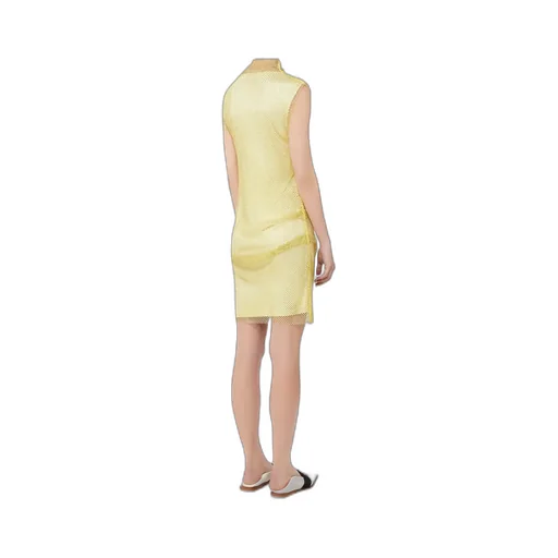 Sleeveless Dress With Rhinestones