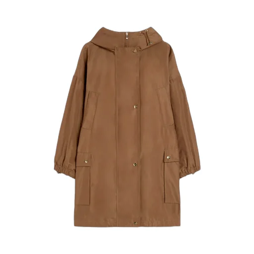 Cotton-Blend Faille Parka
