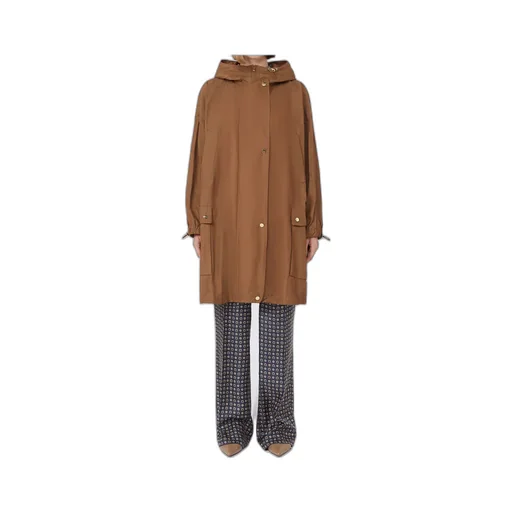 Cotton-Blend Faille Parka