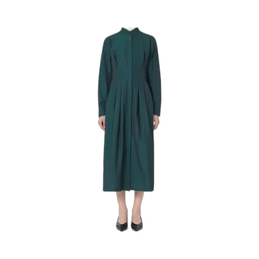 Taffeta Shirt Dress