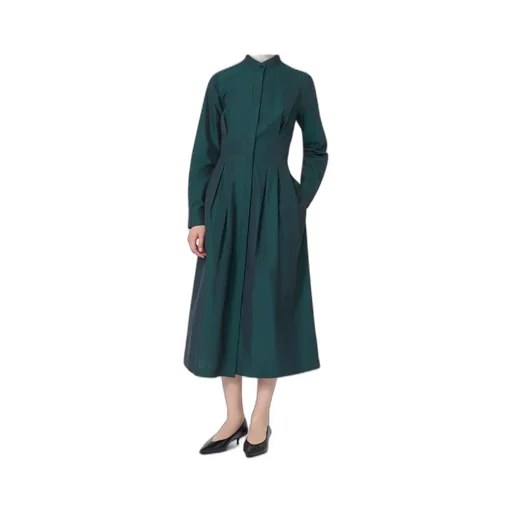Taffeta Shirt Dress