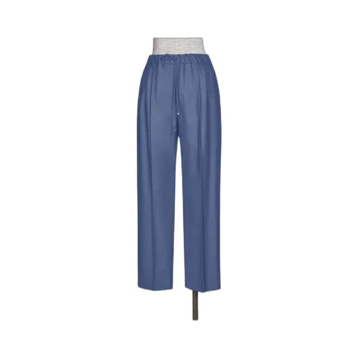 Belted Cashmere Trousers