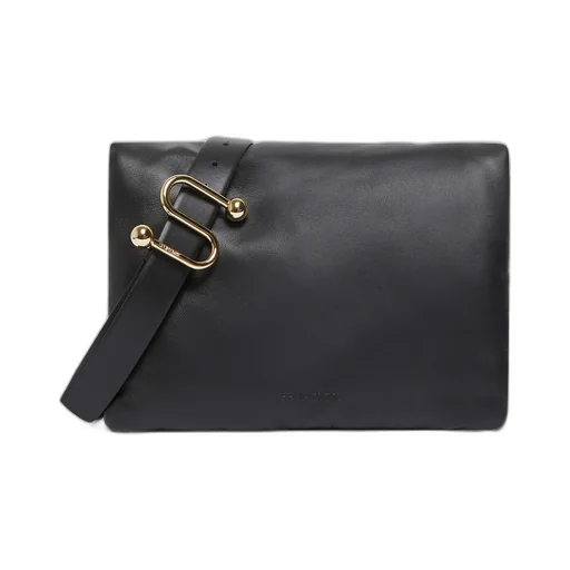Padded Nappa-Leather Envelope Bag