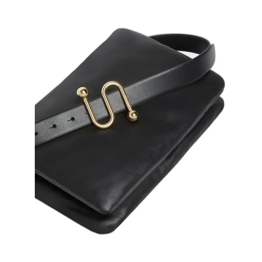 Padded Nappa-Leather Envelope Bag