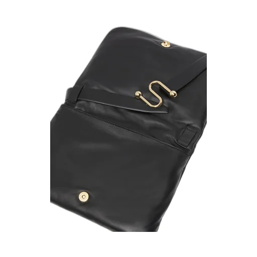 Padded Nappa-Leather Envelope Bag