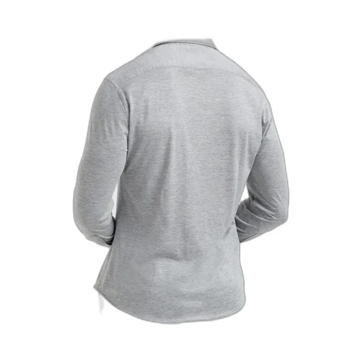 Silk-Cotton Button-Up Shirt