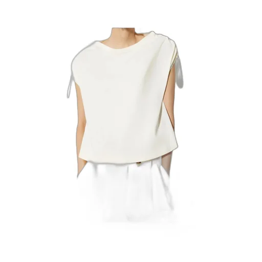 Drawstring Cotton T-Shirt